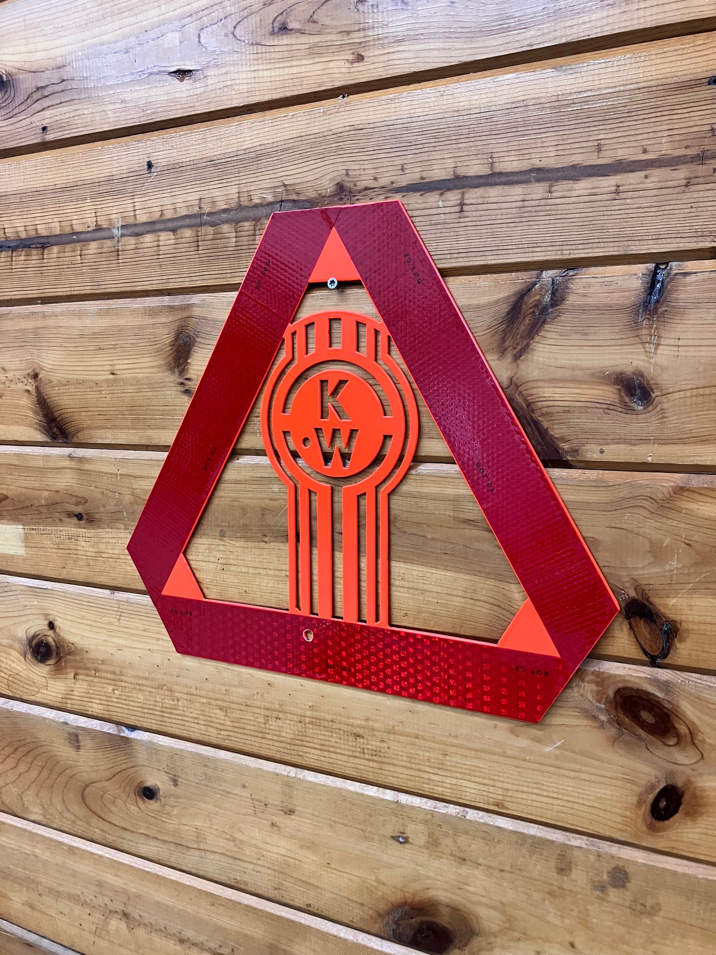 Kenworth Slow Moving Vehicle Sign