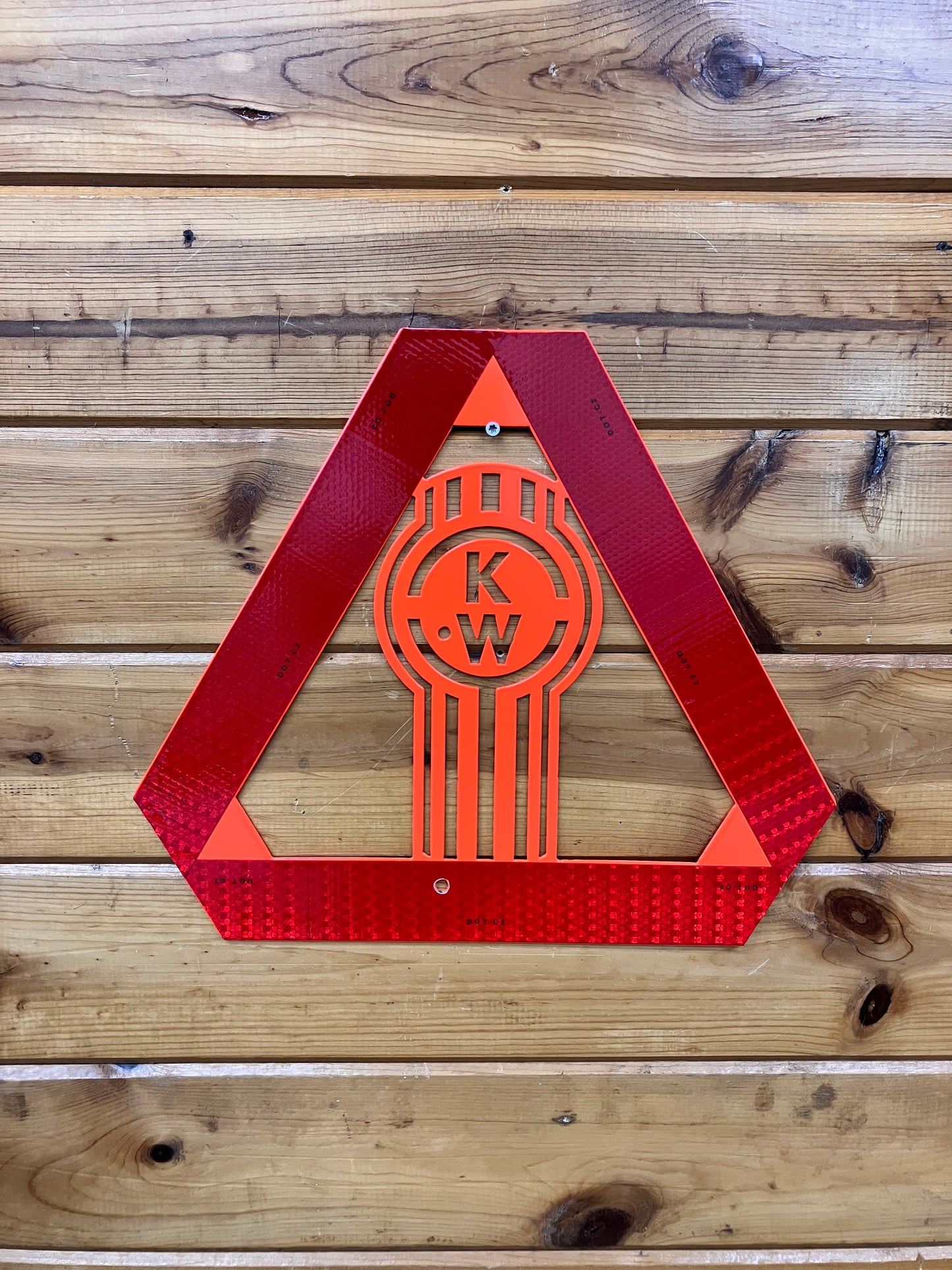 Kenworth Slow Moving Vehicle Sign