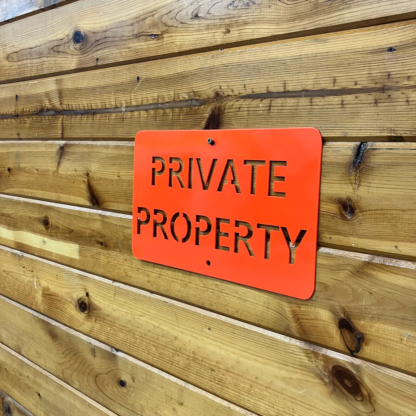 Private Property Sign