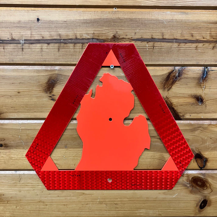 Michigan Slow Moving Vehicle Sign – Mastodon Metal Works