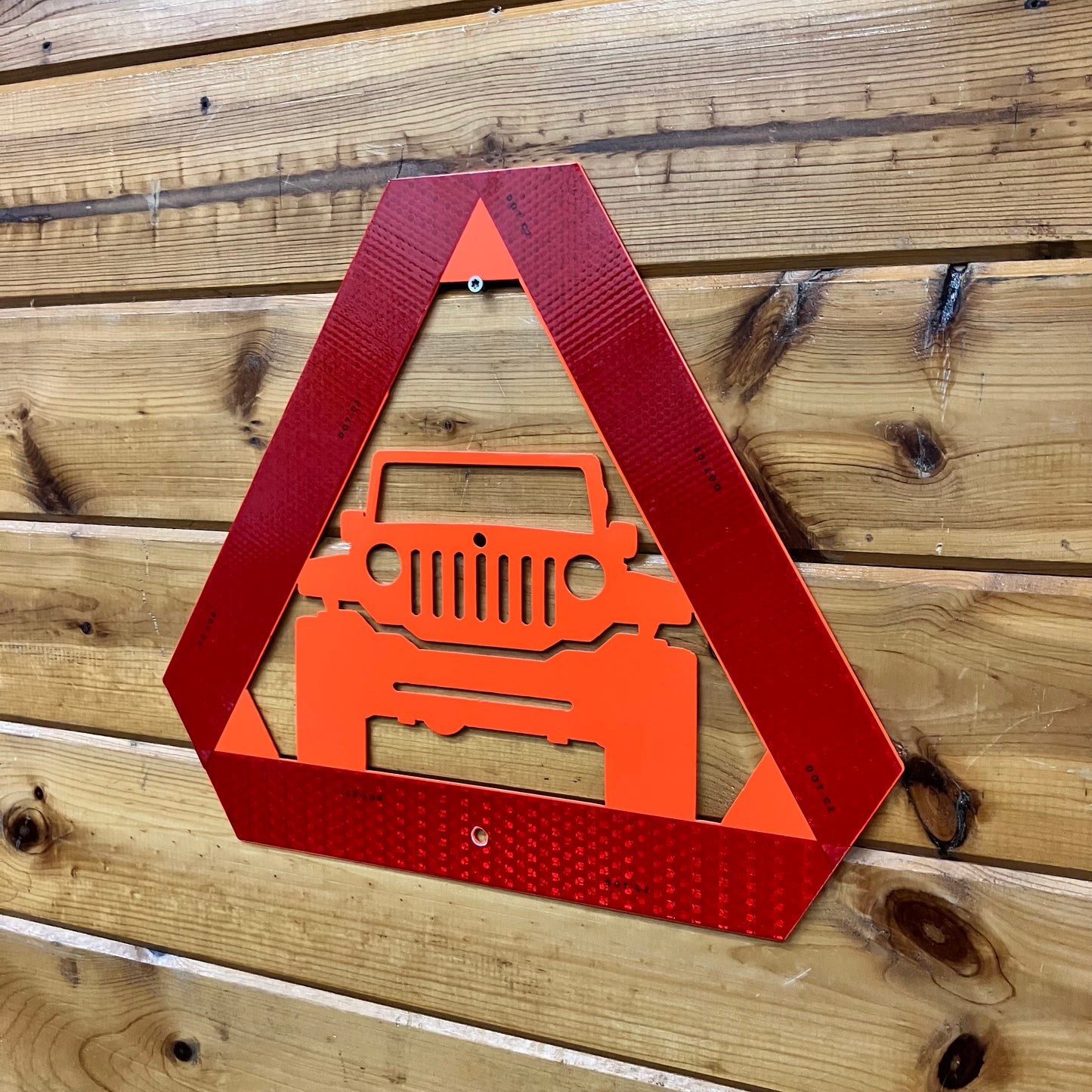 Jeep Slow Moving Vehicle Sign