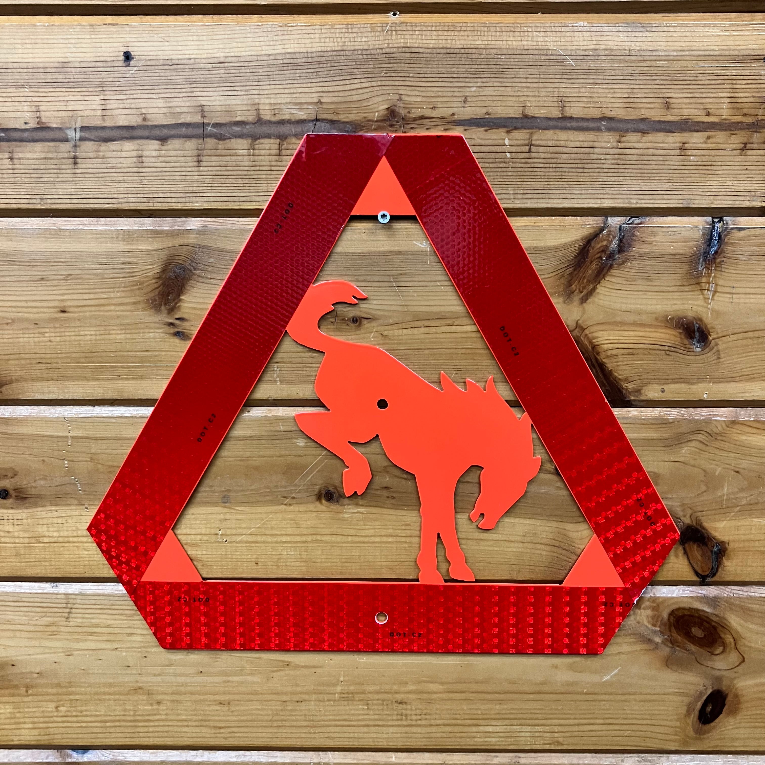 Smv Sign Bronco Slow Moving Vehicle Sign – Mastodon Metal Works
