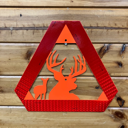 Buck Slow Moving Vehicle Sign