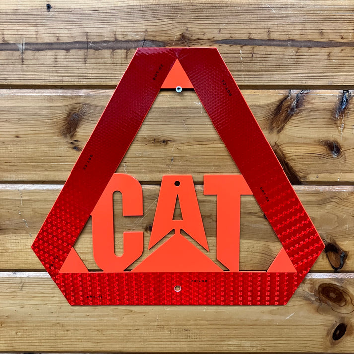 Cat Speed Sign Cat Slow Moving Vehicle Sign – Mastodon Metal Works