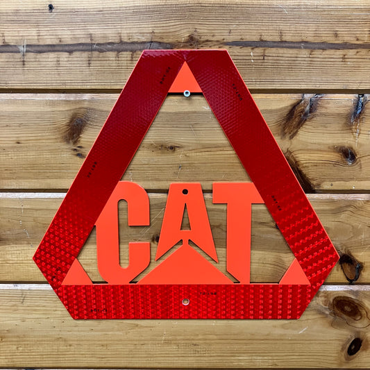 Cat Slow Moving Vehicle Sign