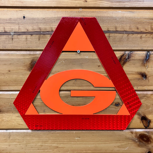 Georgia "G" Slow Moving Vehicle Sign